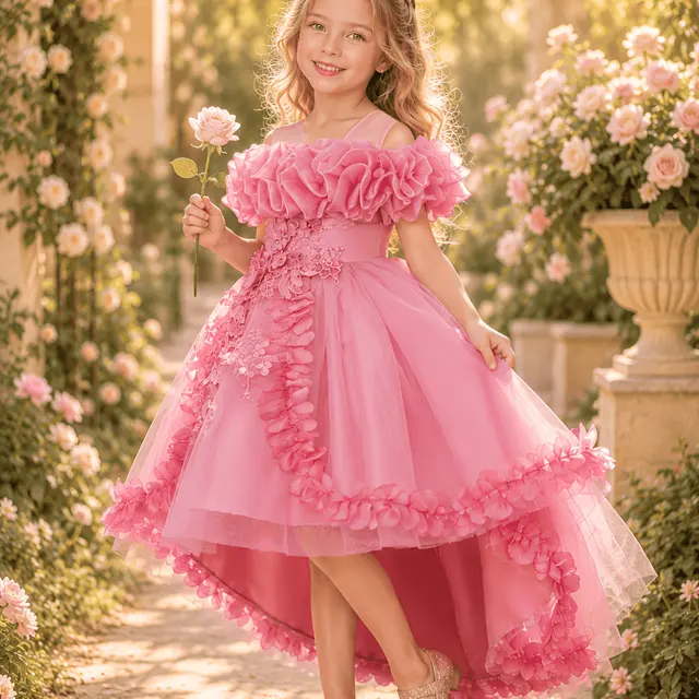 Robe enfant à sequins : vérifier les finitions