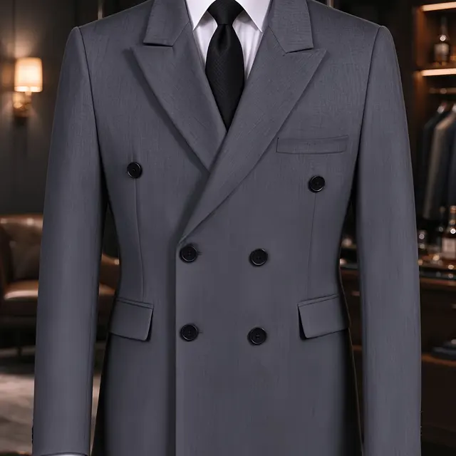 Veste de costume homme croisée