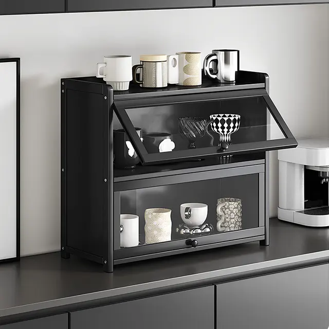 Vitrine de table : comparer la capacité utile