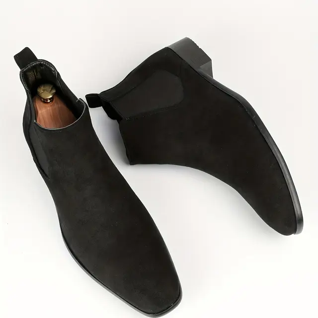 Bottines homme à deux empiècements élastiques