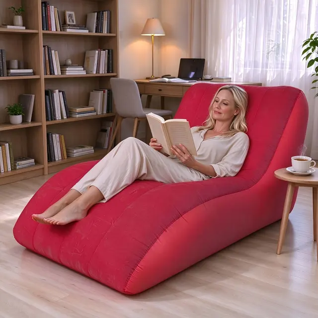Fauteuil gonflable : compter les accessoires