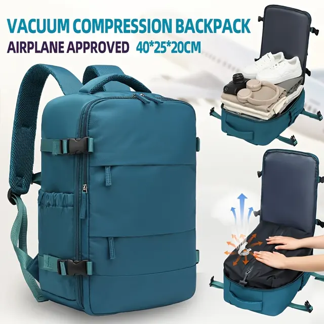 Sac à compression 40 × 25 × 20 cm : vérifier le voyage prévu