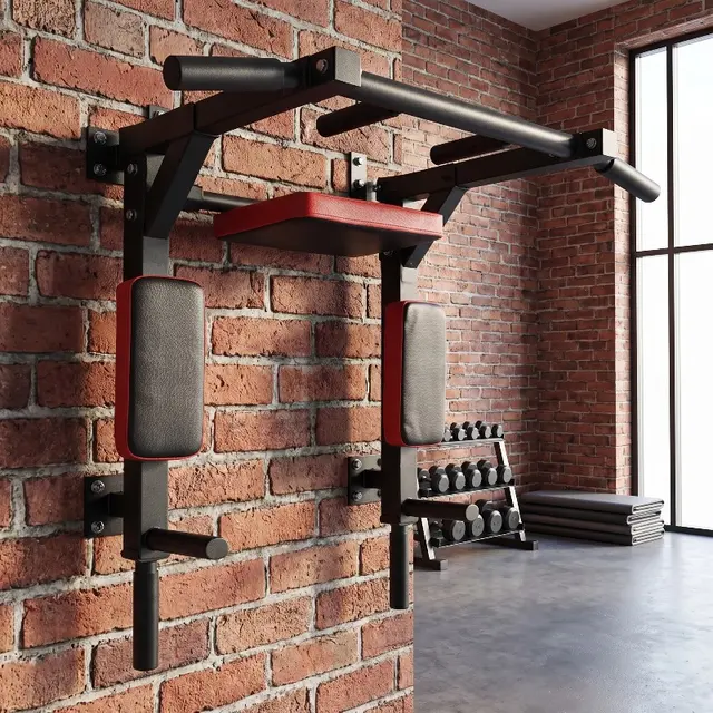 Barre de traction réglable, mur ou cadre de porte