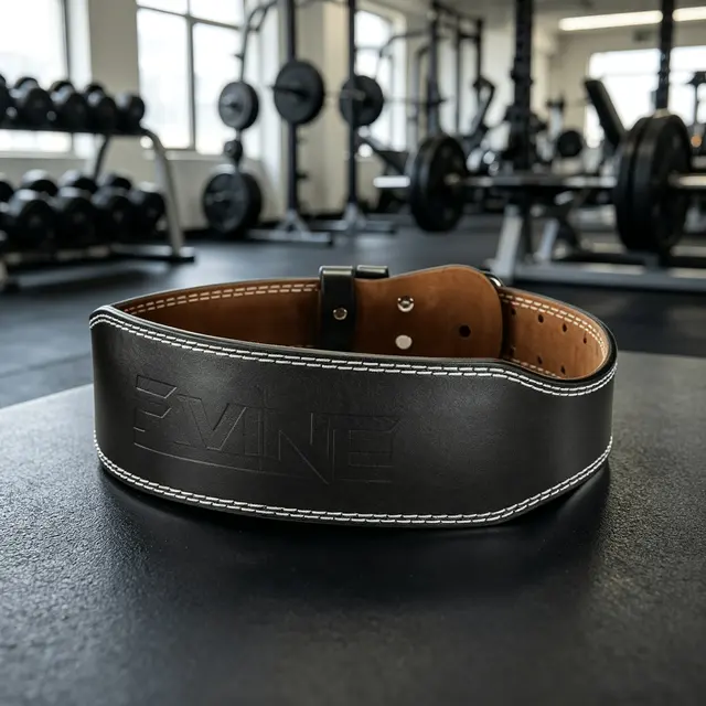 Ceinture de musculation rembourrée en microfibre