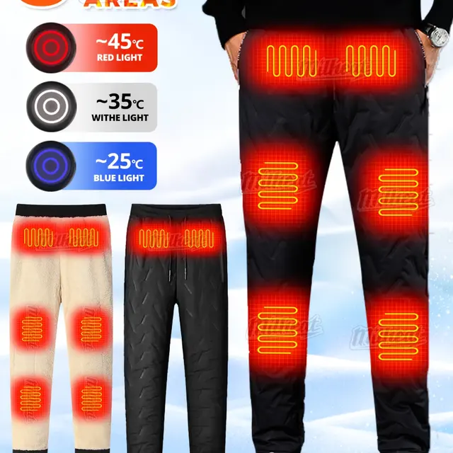 Pantalon thermique à huit zones chauffantes
