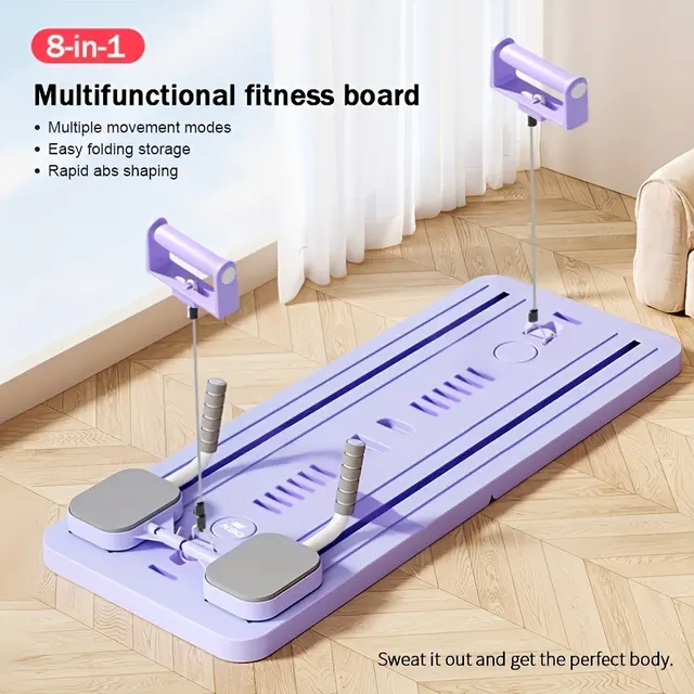 Planche de gainage pliable huit-en-un