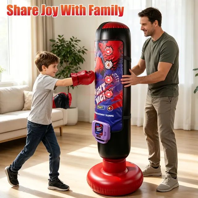 Jeu de score de boxe fixé au sac, six modes