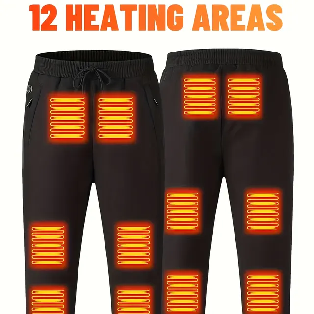 Pantalon thermique à 12 zones chauffantes