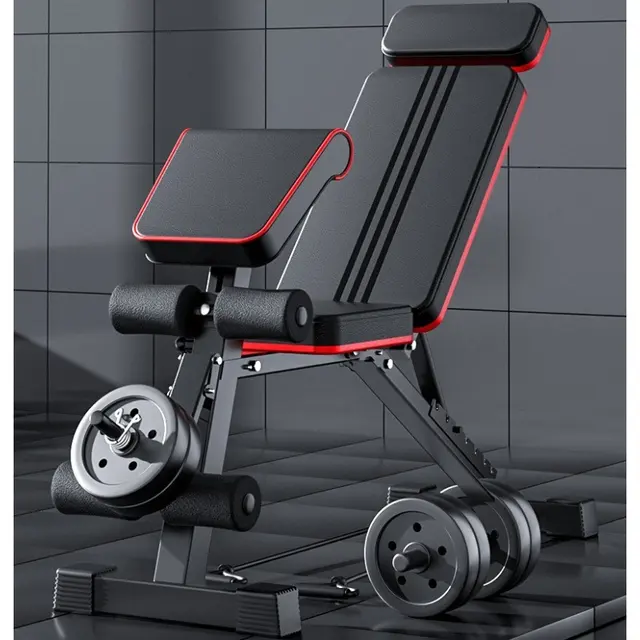 Banc de musculation pliable à nombreux réglages
