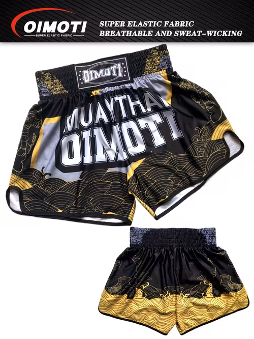 Short de boxe OIMOTI imprimé et extensible
