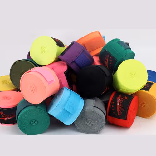 Bandes de boxe pour mains et poignets — deux pièces