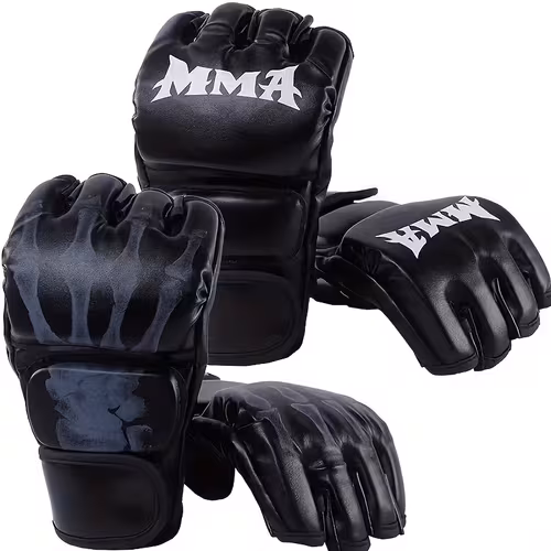 Lot de deux paires de gants MMA en PU
